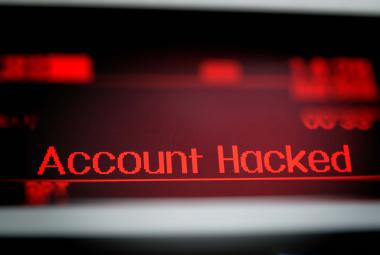 hacked online account